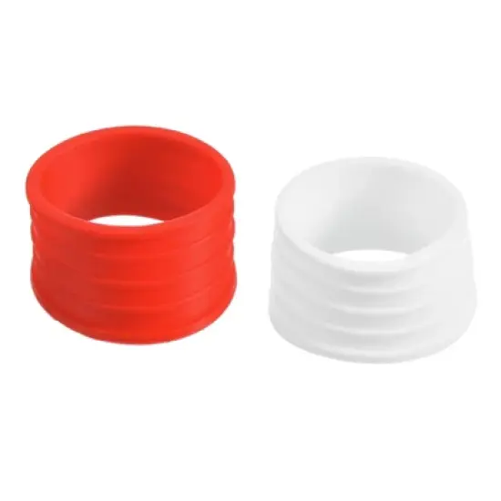 Unique Bargains Silicone Non-Slip Wear-Resistant Tennis Badminton Racket Handle Grip Rings 6 Pcs image {6}