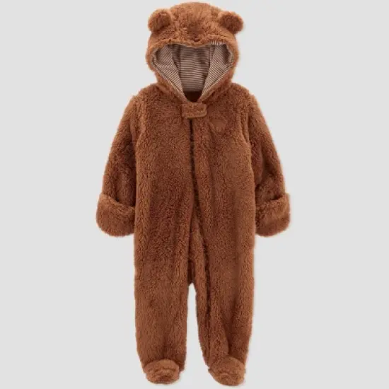 Carter's Just One You&reg;️ Baby Girls' Bear Jumper - Brown image {3}
