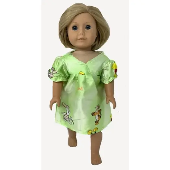 Doll Clothes Superstore Size 5 Pooh Gang Matching Girl And Doll Nightgowns image {2}