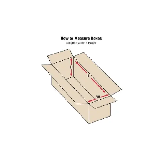 Box Partners Long Corrugated Boxes 18" x 4" x 4" Kraft 25/Bundle 1844 image {1}