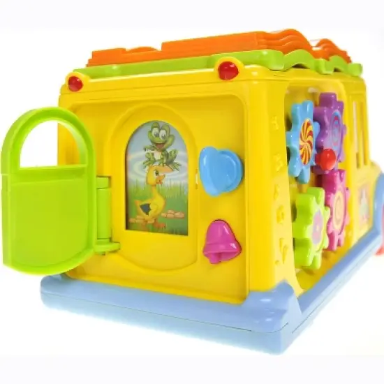 Ready! Set! Go! Educational Interactive School Bus Toy With Flashing Lights & Sounds, Great for Kids and Toddlers image {12}