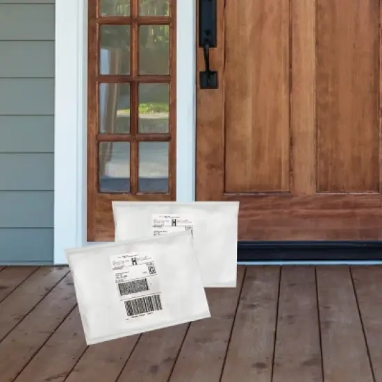 UOFFICE Pack of 200 Poly Bubble Mailer Bags 8.5"x14.5" #3 White Self-Sealing Envelopes image {10}