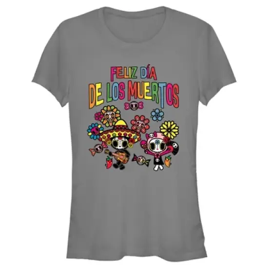 Junior's Tokidoki Adios and Ciao Ciao Feliz Dia de los Muertos T-Shirt image {3}
