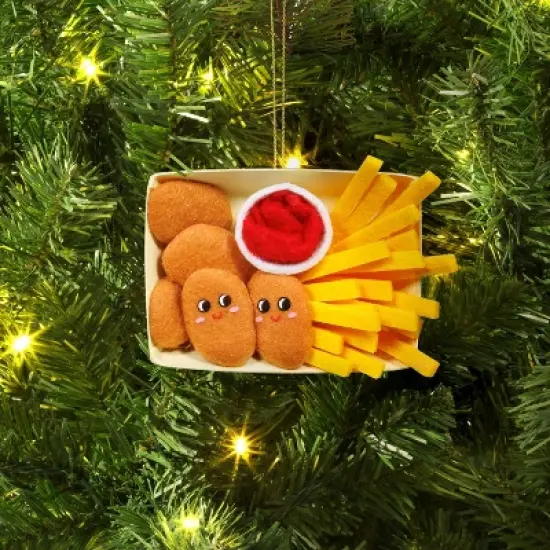 Christmas Fabric Chicken Nuggets Ornament - Wondershop&trade; image {1}