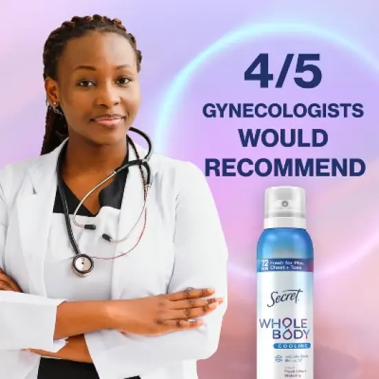 Secret Whole Body Deodorant Spray - Lilac & Waterlily - Aluminum-Free 3.5oz image {8}