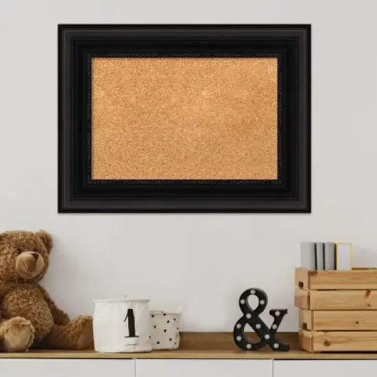Amanti Art Parlor Framed Corkboard, Natural Cork image {5}