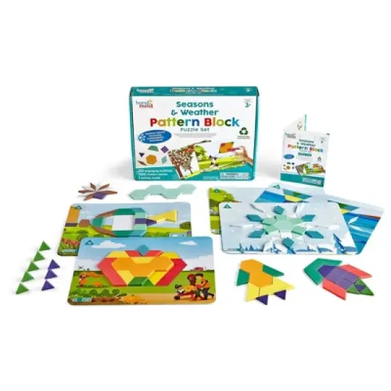 Hand2Mind Seasons & Weather Pattern Block Puzzle Set image {2}