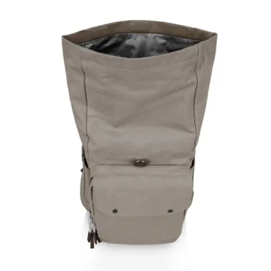 Oniva Carmel Roll Top 35Cans/13qt Picnic Backpack Cooler - Gray image {4}