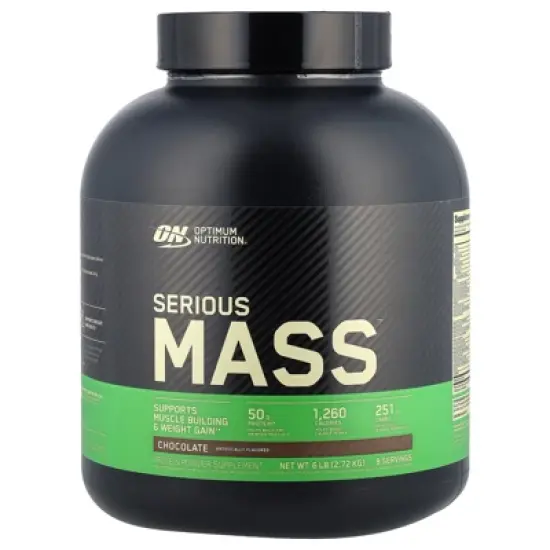 Optimum Nutrition Serious Mass&trade;, Chocolate, 6 lb (2.72 kg) image {4}