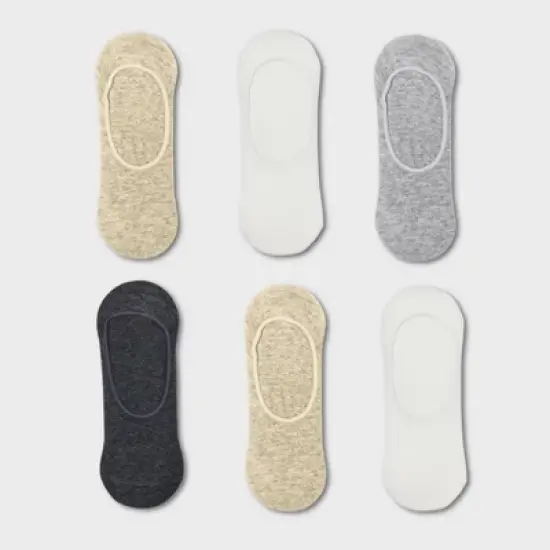 Women's 6pk Liner Socks - A New Day&trade; 4-10 image {3}