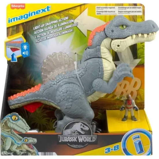 Fisher-Price Imaginext Jurassic World Ultra Snap Spinosaurus Dinosaur image {5}