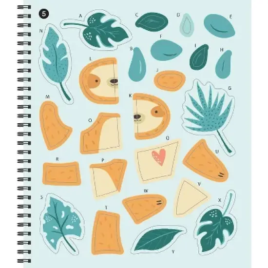 Brain Games - Sticker by Letter: Super Cute!- by Publications International Ltd & Brain Games & New Seasons (Spiral Bound) image {2}