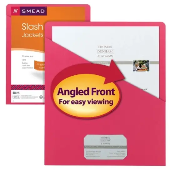 Smead Organized Up Slash Jacket, Letter Size, 25 per Pack image {17}