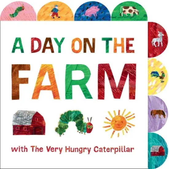 A Day On The Farm With The Very Hungry Caterpillar - By Eric Carle ( Board Book ) image {1}