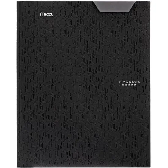 Five Star 2 Pocket Plastic Folder with Prongs image {5}