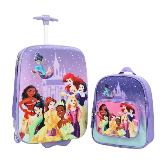 Disney Princess Characters & Castle 2-Pack Luggage Set image {7}
