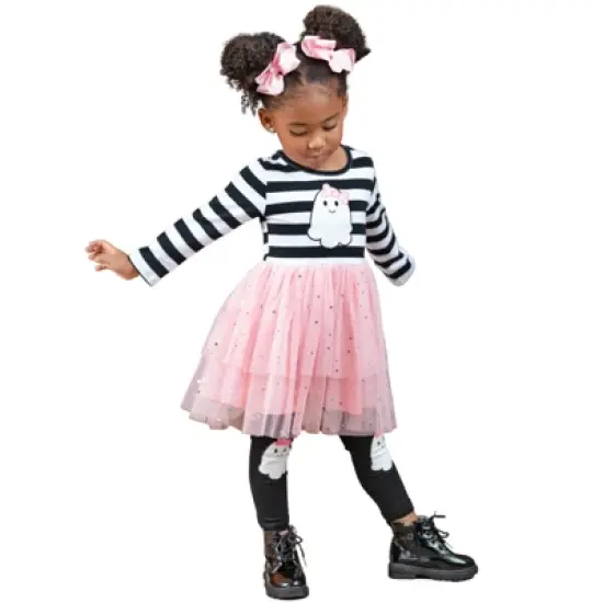 Girls Girly Ghouls Tutu Tunic & Legging Set - Mia Belle Girls image {1}