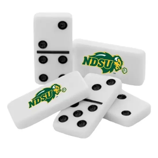 MasterPieces Officially Licensed NCAA North Dakota State Bison 28 Piece Dominoes Game for Adults image {2}