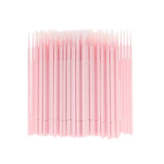 Unique Bargains Disposable False Eyelash Removal Cotton Swab 100 Pcs image {8}