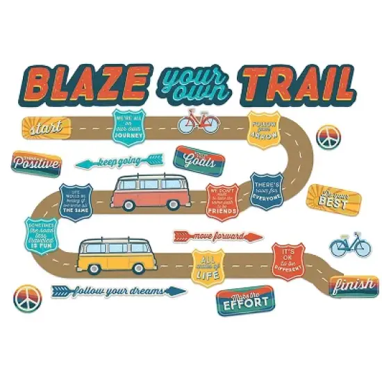 Eureka&reg; Adventurer Blaze Your Own Trail Mini Bulletin Board Set image {1}