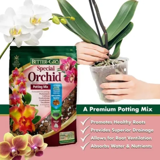 Better-Gro Special Orchid Flower Potting Mix, 8qt image {5}