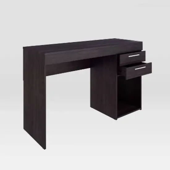 Home Office Workstation with Storage Espresso - Techni Mobili image {4}