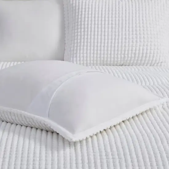 Easton Plush Clip Jacquard Duvet Cover Set image {5}