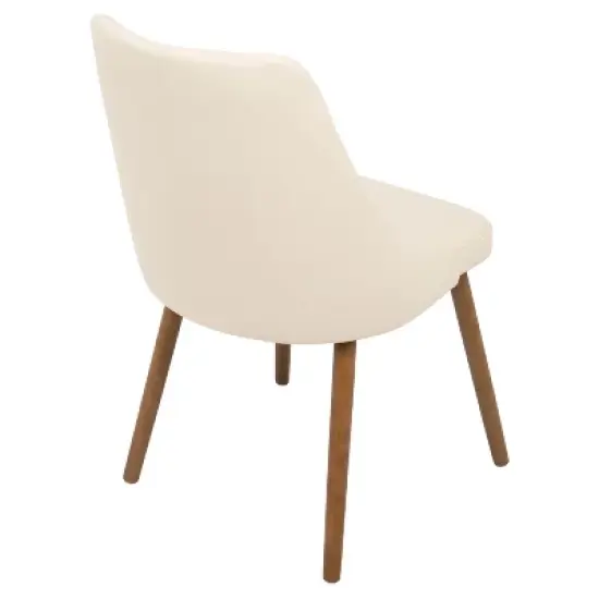 Giovanni Mid Century Modern Dining Chair Cream - Lumisource image {2}