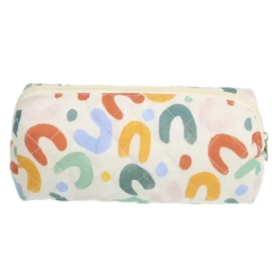 Unique Bargains Durable Small Quilted Makeup Bag Assorted Color image {3}