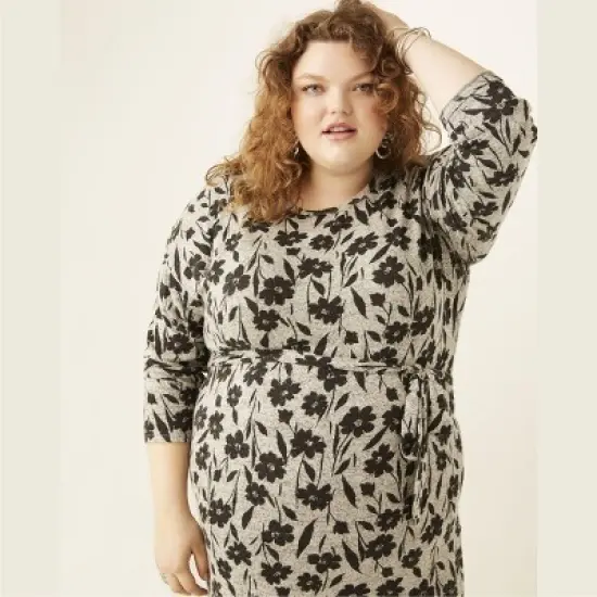 Molly & Isadora Women's Tie-Waist Midi Dress image {4}