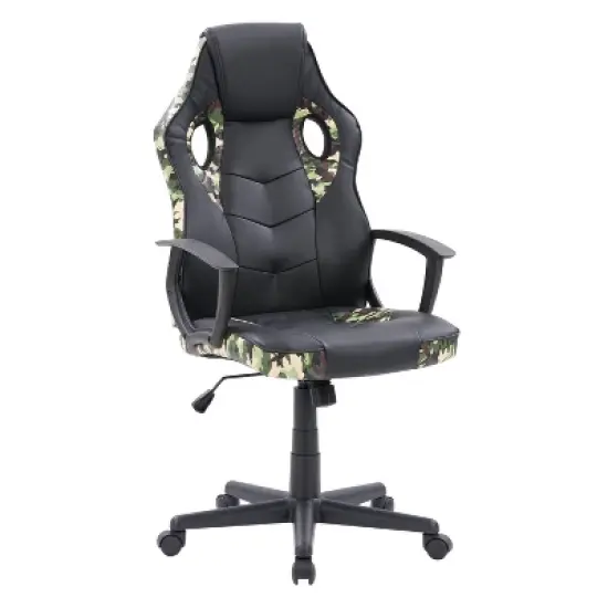 Mad Dog Gaming Chair Black and Camo - CorLiving image {3}