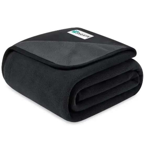 PetAmi Waterproof Dog Blanket, Pet Cat Puppy Couch Cover Protection, Fleece Washable Reversible Soft Plush Throw image {9}