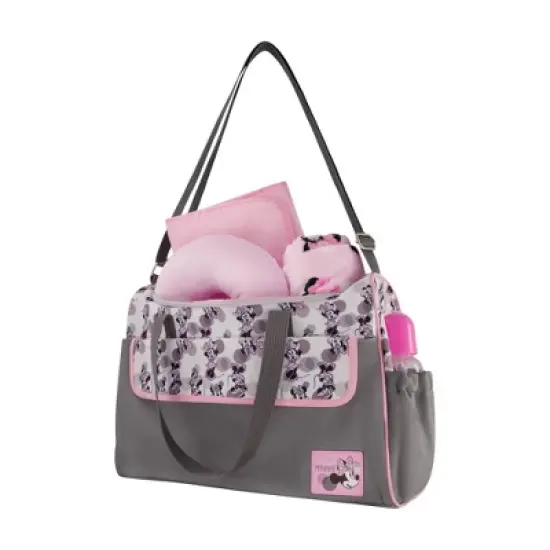 Disney Minnie Mouse Diaper Tote Bag - Gray image {3}
