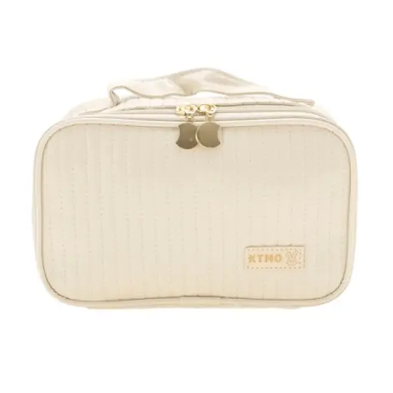 Unique Bargains Rectangle Handheld Makeup Bag 1 Pc image {3}