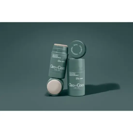 cleo+coco. Deodorant - Basil Mint - 2.2oz image {3}