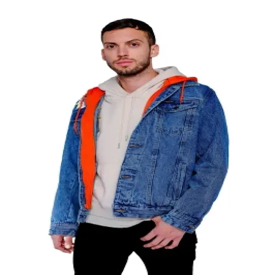 Members Only Men's Chucky Hoodie Trucker Jacket image {2}