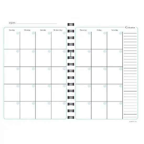 Kahootie Co. Kahootie Co It's That Kinda Day - Daily Planner 6" x 9" Teal Polka Dots (ITKDTPD) image {2}