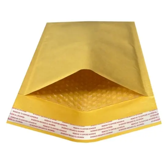 UOFFICE Pack of 1000 Kraft Bubble Mailers 8.5" x 12" - #2 Self-Seal Padded Bags image {1}