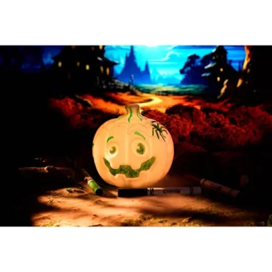 Crayola Light Ups Jack O Lantern: Drawing & Coloring Kit for Kids, Includes Washable Markers, Requires 3 AAA Batteries image {5}