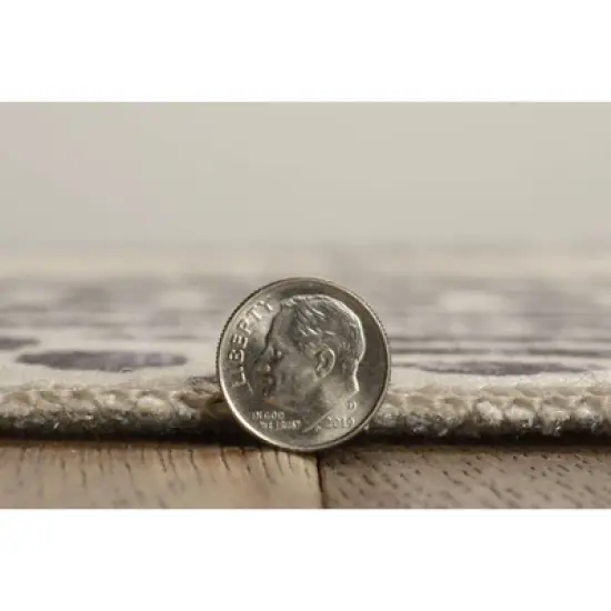 Warson Washable Outdoor Rug Ivory/Brown - Linon image {5}