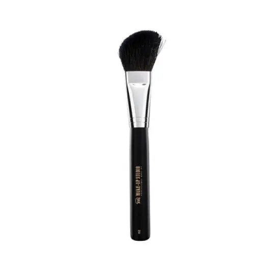 Blusher Brush Angle Shaped Goat Hair - 2 by Make-Up Studio for Women - 1 Pc Brush image {3}