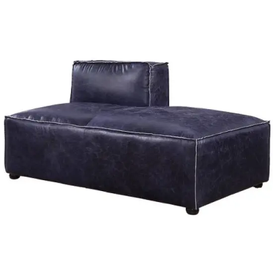 54" Birdie Grain Leather Chaise Lounge - Acme Furniture image {2}