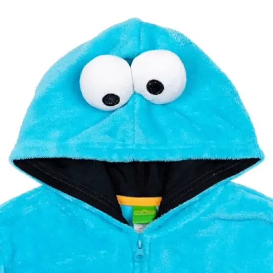 Sesame Street Cookie Monster Zip Up Hoodie Toddler image {3}