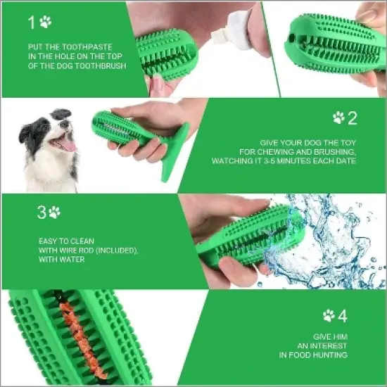 Furry Fido Dog Toothbrush Chew Toy image {4}