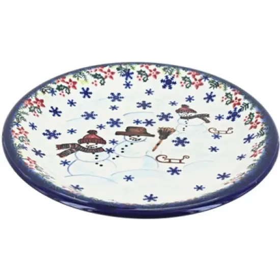 Blue Rose Polish Pottery Vena Dinner Plate image {21}