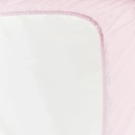 Everyday Kids 2-Pack Bassinet Sheets &ndash; 100% Cotton Percale, Owls & Pink, Soft Fitted Sheets for Baby Girl, Fits Oval & Rectangular Bassinet Mattresses image {12}