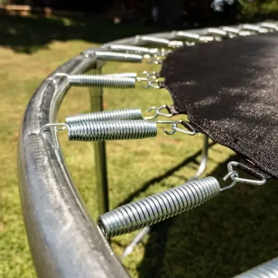 HomeStock 10' x 15' Oval Trampoline with Basketball Hoop image {3}