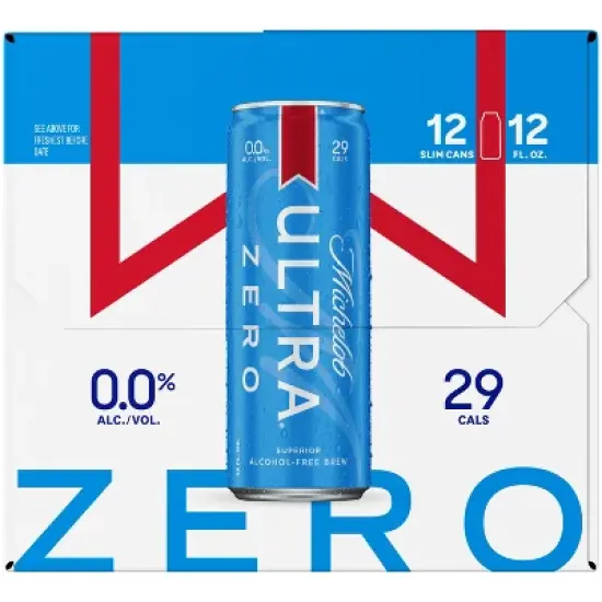Michelob ULTRA Zero Non-Alcoholic Beer - 12pk/12 fl oz Cans image {6}