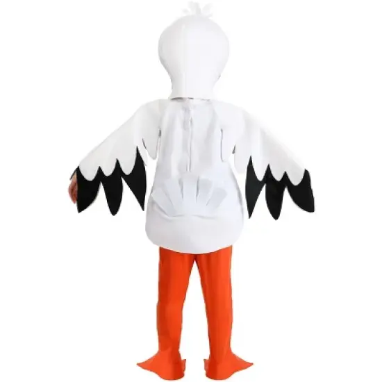 HalloweenCostumes.com Toddler Disney The Little Mermaid Scuttle Halloween Costume | Officially Licensed Seagull Outfit image {3}