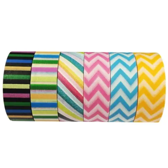Wrapables Washi Masking Tape Collection, Premium Value Pack image {30}